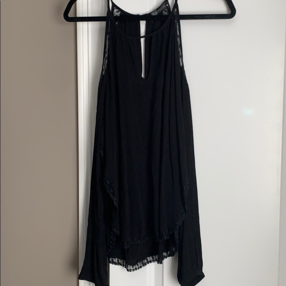 Heartbeeps peek-a-boo Shoulder, Long Sleeve Top L